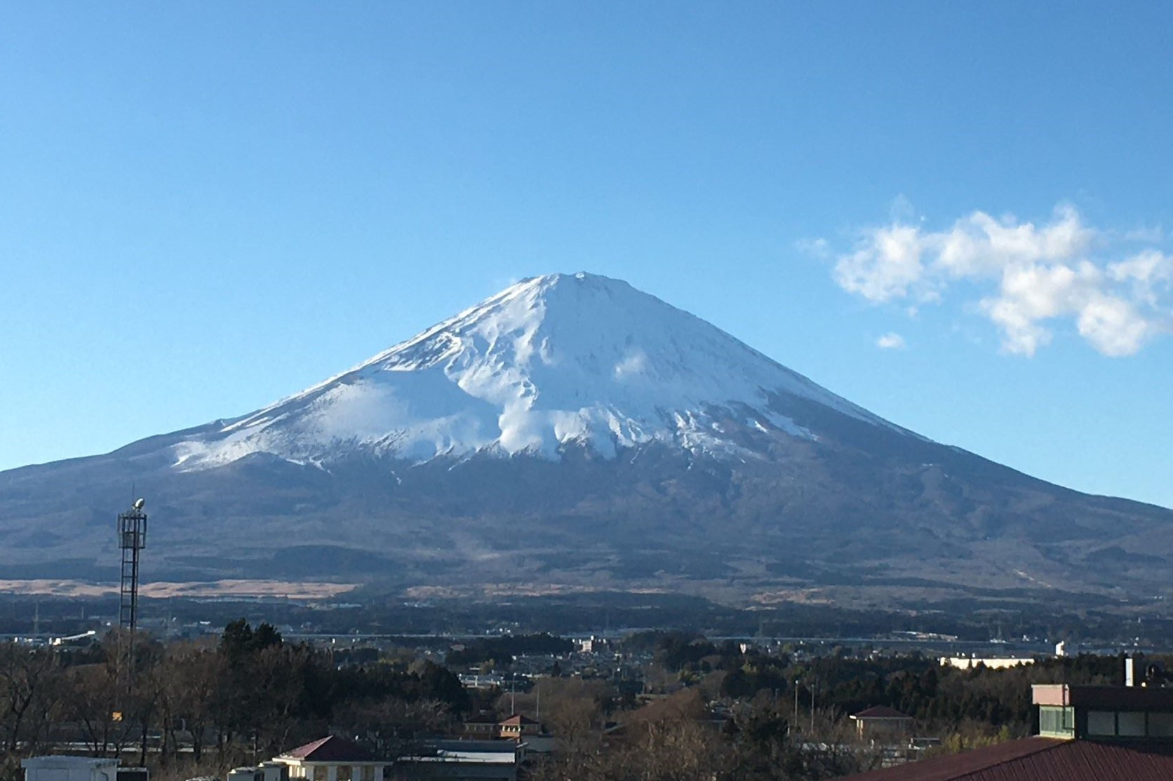 >1月　一月の富士山
