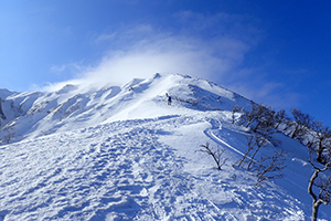 ２月　厳冬期の伯耆大山